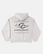 SPARKLY HOODIE PEARL GREY