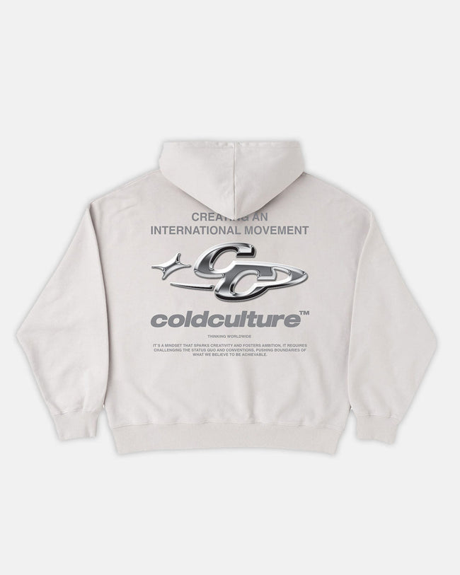 SPARKLY HOODIE PEARL GREY Hover Image