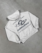 SPARKLY HOODIE PEARL GREY