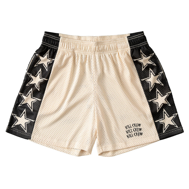 VENTED MESH SHORTS ALL STAR - CREAM / BLACK Hover Image