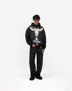 British Cowboys Hoodie - Stained Black