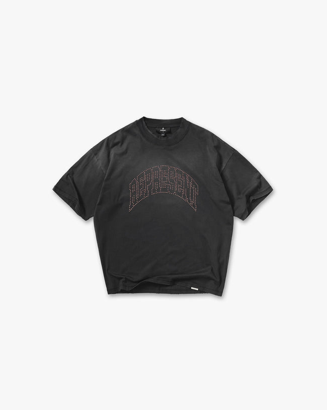 Embellished Represent T-Shirt - Stained Black Hover Image