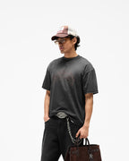 Embellished Represent T-Shirt - Stained Black